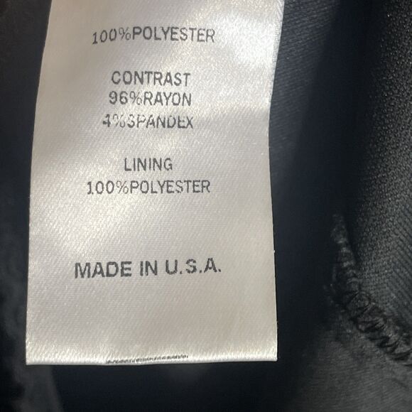 Monif C Dress‎ Womens 1X Black Sheath Half Sleeve Knee Length Cocktail Career - Picture 9 of 12